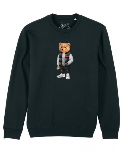 Mikina BARON FILOU pánska Organic P Filou CXX Black